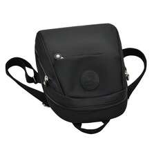 1pc Pure Black Nylon Large Capacity Backpack, Commuter Casual Versatile Fashion Women's Shoulder Bag - Black - View 5