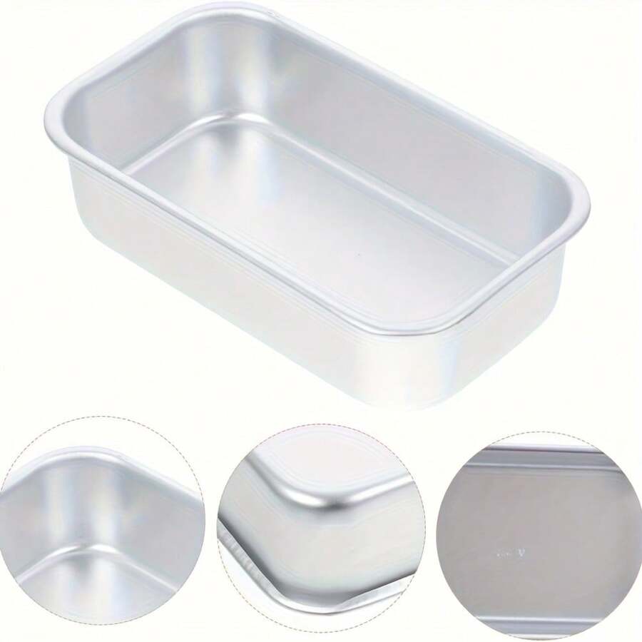 Stainless Steel Baking Mold Multi-Functional Rectangular Baking Pan, Suitable For Homemade Cookies, Cakes, Bread And More - Perfect For Home Cooking And Baking, Essential Baking Tool, Modern Kitchenware
