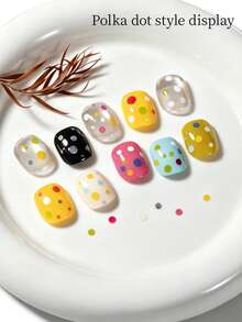RS NAIL 50pcs Transparent Portable Nail Polish Mixing Paper, Double-Sided Matte & Glossy, Waterproof Makeup Color Palette, Nail Gel Mixing Tool, Color Mixing Paper - Clear - View 10