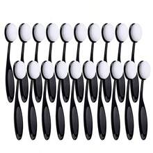 1pc/5pcs/10pcs Multi-Purpose Ink Smudge & Blending Brushes, Assorted Colors, Precise Flat Brush Head, Suitable For Artists, DIY Crafts And Card Making, Back To School - Black - View 1