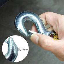 Car Tow Rope Heavy Duty 3 Ton Towing Strap Hook Type Van Roadside Rescue Car Accessories - A - View 1