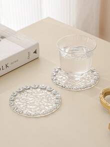 1pc Wavy Shaped Coaster Cup Holder Coffee Cup Coaster Decorative Cup Holder - Multicolor - View 13