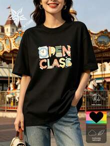 Women T-Shirts - 黑色 - 查看 1