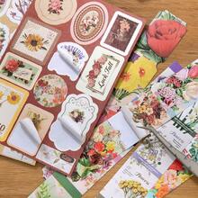 Kit Perlengkapan Scrapbook dengan Kertas Dekorasi, Stiker, Label, Kartu Gantung Tidak Beraturan, Pembatas Buku, Klip & Tali Rami, Perlengkapan Kerajinan Tangan Vintage, Kit Jurnal Estetik untuk Bullet Junk Journal, Kolase Kerajinan Perencana Album - Perlengkapan Scrapbook Kit - View 6