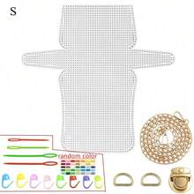 Bag Accessories Plastic Mesh Set Handmade White Crochet Bag DIY Handmade Bag Set - Set - View 13