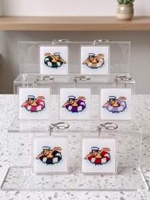 6pcs ARIRANG Acrylic Keychains, 2026 B-T-S K-Pop Friendship Bag Charms, Tour Merchandise, Concert Essentials, Tour Must-Haves, Fan Support Items, Fan Freebies, Perfect Decoration For Concert Bags, Perfect Gift For ARMY Fans, Party Favors - Multicolor - View 10