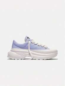 Converse 女款 Chuck Taylor SEASONAL 帆布低筒運動鞋 A24219C - 淡紫色 - 查看 2