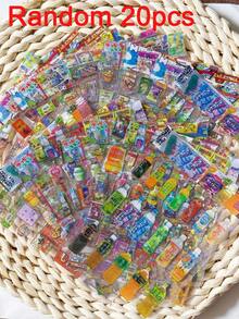 Creative Japanese Retro Anime Snack Doodle Stickers, Waterproof Labels For Luggage, Notebook, Skateboard, Speaker - Multicolor - View 8