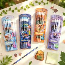 1set 2026 New Fox Rabbit High Beauty Pencil, High Beauty Pencil. Suitable For Daily Learning And Classroom Notes. Solid And Durable Workmanship, Essential For The New School Season.Random Style - Multicolor - View 1