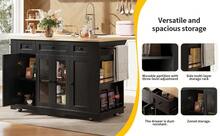 Mobile Storage Islands - Black - View 5
