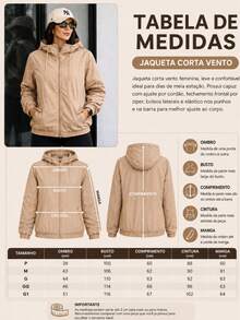 Women's Windbreaker Jacket Waterproof Lined Casual Fabric Zipper Evening Airport Clothes Travel Autumn Winter - 黑色和灰色 - 查看 2