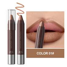 1 pieza Delineador de labios resistente al agua con aroma a chocolate mate, para un contorno de labios preciso para uso diario, festivales, fiestas y maquillaje de escenario - Multicolor - View 12