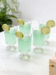120ml Reusable Plastic Cold Drink Dessert Cups, Suitable For Pudding, Cheesecake, Mousse, Cocktail, Coffee, Ideal For Birthday, Wedding, New Year Party, Multi-Scenario Plastic Serving Cups - View 1