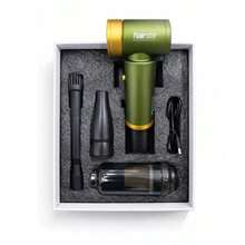 Sopladora Ventilador Turbo 100.000Rpm Para Barberia - Verde - Ver 1