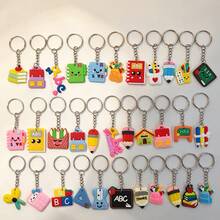 16/18/20/28/33pcs Assorted Cartoon Pencil, Ruler, Cute Writing Board, Calculator, Keychain, Cute Stationery, Various Styles And Shapes, Keyring, Suitable For Classroom Prizes, Student Rewards, Back To School Season Small Gifts - Multicolor - View 1
