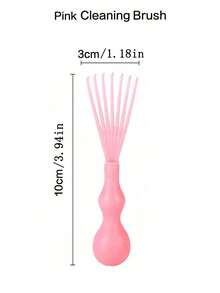 2pcs Curly Hair Comb Set, Ventilated Styling Comb With Flexible Teeth, Side Comb And Pointed Tail Handle, Black Root Volumizing Comb, Suitable For Wavy, Curly, Fine And Thick Hair, Dry And Wet Use Styling Tool - Multicolor - View 10