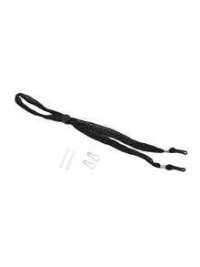 1pc Adjustable Straw Hat Windproof Chin Strap, Hollow Lace Hat Fixing Rope With Double Clips, Anti-Loss Hat Rope, Suitable For Beach Sun Hat, Fishing Bucket Hat, Outdoor Travel Accessories - Multicolor - View 17