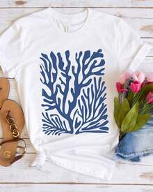 Women T-Shirts - 白色 - 查看 1