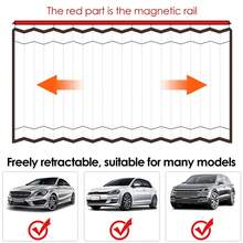 Magnetic Car Sunshade Window Curtains Auto Window Sun Shade Privacy Sun UV Protection Window Shield Car Interior Accessories - A - View 7