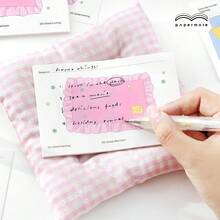30張 PaperMore Today Sweet 系列便利貼，韓系美學備忘錄紙，復古裝飾底紙，適用於日記、手帳剪貼簿、計畫本及日常辦公備忘 - B - 查看 3