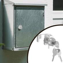 RV LOCK Metal Rotary Latch Toolbox Lock, Non-Interchangeable Key, Easy Installation, Security Lock Accessory For Toolbox And Storage Cabinet, Office And Dorm Key Lock Set, US Mailbox Lock, Mailbox Lock - Multiple Styles - View 8