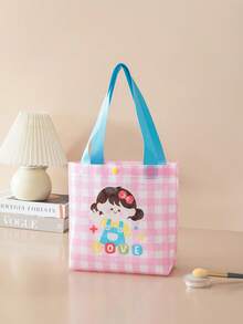 1pc Cartoon PVC Transparent Tote Bag, Waterproof Beach Bag, Large Capacity Swimming Storage Bag, Cosmetic Bag - Multicolor - View 13
