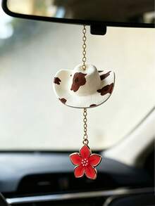 Cowboy Hat Keychain – Western Style Keychain Bag Charm, 3D Design, Cool Keychain, Unisex, Western Cowboy Pendant, Suitable For Wallets, Handbags, Backpacks And Key Rings, Also As Car Interior Accessory, Party Decoration Accessory, Back To School, Gift For Girls, Friends, Family, Teachers, Sisters And Vintage Lovers - Multicolor - View 7