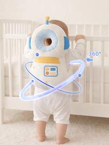 1pc Cute Shaped Baby Anti-Fall Pillow, Infant Walking Head Protection Breathable Pillow, Children Walking Protection Pad, Head Protection Anti-Fall Hat - Multicolor - View 8