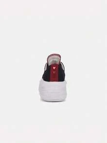 Converse 女款 Chuck Taylor SEASONAL 帆布低筒運動鞋 A24312C - 酒紅色 - 查看 4