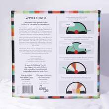 1 Unit Wavelength Psychic Party Game Kit, Full Gradient Abstract Themed Card Set, Premium Thick Paper Cards, Vibrant Rainbow Curved Layer Box Art Design, Interactive Perception Game, Costume Party, All Season Game Night - Multicolor - View 3