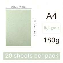 20 Sheets Colorful Cardstock A4 Paper/Thickened Colored Paper, Paper Cutting, Folding, Handmade Paper Material, A4 Craft Paper, Art Greeting Cards, Handwritten Newspaper - Multicolor - View 9