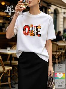 Women T-Shirts - 白色 - 查看 1