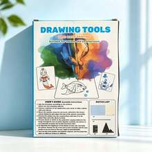 Tracing Drawing Board Sketching Painting Book Optical Projection Copying Table Stand For Phone And Tablet, Drawing Easel - Multicolor - View 4