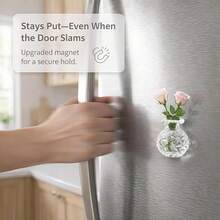 1/3/6/10-Pack Cute Mini Vase Magnets For Fridge, Tiny Ceramic & Glass Magnetic Vases For Refrigerator, Office Whiteboard And Locker, Aesthetic Flower Bud Vases Kitchen Decor, Ideal Gift For Mom & Women - one-size - View 7