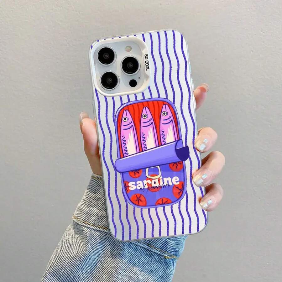 Summer Ocean Marine Life Striped Laser Phone Case For Samsung Galaxy S25 S22 Ultra Plus S21 FE S24 S23 Ultra Plus FE Back Covers - CH-White HYSWTW 2 - 查看 1