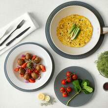 Silicone Non-Slip Table Mat, Round Heat-Resistant Placemat, Home Use Heat-Insulating Coaster And Pot Mat, Drainable High-Temperature Resistant Steamer Pad - View 4