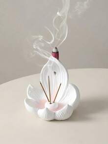 Haus Hana 阿拉伯居家裝飾：精緻手工蓮花造型香爐 - 完美適合燃燒傳統烏木與巴科爾香 - 母親節、婚禮慶典的理想禮物 - 為中東家庭增添奢華與寧靜氛圍 - 彩色 - 查看 2