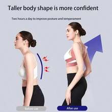 Scientifically Designed Hunchback Corrector With Invisible Posture Strap For Women, Back Straightener And Hunchback Prevention - 1-piece Set - View 5
