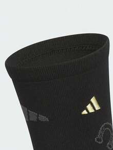 Adidas 中性運動中筒休閒襪 單雙/一雙 KR2569 - 黑色 - 查看 5