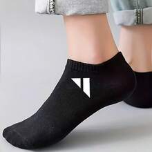1/5/10/15/20/30 đôi tất ngắn unisex thường ngày dùng cho mọi mùa, thoáng khí, thấm hút mồ hôi và không bị tuột - Nhiều màu - Xem 2