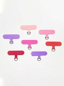 10/20/30pcs Color Fabric Anti-Lost Lanyards T-Shape Phone Tab Reinforcement Pad Handmade DIY Phone Chain Pendant Accessories Solid Cloth Patch - Phone Shim - View 4