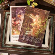 30 Sheets/Bag Postcards Open A Fairy Tale Book Series Vintage European Fairy Tale Style Writable Cards Commemorative Cards Desktop Message Cards - Postcard - View 6