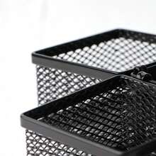 Double-Layer Detachable And Rotating Wrought Iron Tea Bag Storage And Display Rack - Black - View 5