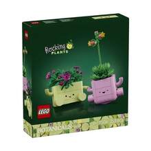 LEGO Flower Plants Series 11506 Rock Potted Plants Desktop Decoration Building Blocks Toy Collection - Multicolor - View 7