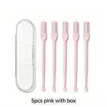 2/3/5pcs Dual Head Manual Nose Hair Trimmer Sets, Portable Nostril Cleaning Razor With Storage Case Optional, Multicolor Multi-Size Facial Grooming Tool For Home Travel Dorm, Fun Back To School Daily Personal Care Supply - A - View 16