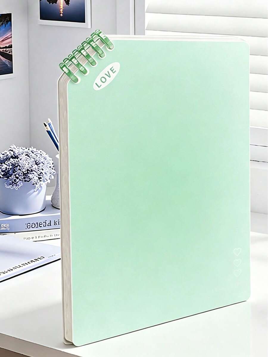 1 cuốn sổ lò xo B5 màu gradient, 60 tờ giấy dày, phù hợp cho trường học, đại học, văn phòng, viết lách và ghi chép tại nhà - nhiều màu - Xem 1