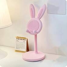 Little Rabbit Phone Stand Easter Rabbit Tablet Stand, Adjustable Height Phone Holder Slouchy Home Selfie Live Streaming Support Stand Suitable For Student Desk, Wedding, Birthday, Home Decor, Room Decor, Office Decor, Birthday Gift - Multicolor - View 5