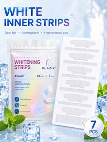 7pcs White Teeth Decor Floss Set, Gentle & Non-Irritating, Alcohol-Free, Party Decoration - Multicolor - View 5