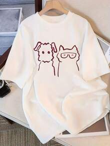Women T-Shirts - 白色 - 查看 6