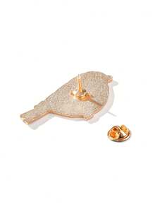 1/5pcs Exquisite Bird Brooch, Delicate Texture Niche Design, Decorative For Clothes, Canvas Bags, Versatile Daily Accessory - Multicolor - View 8
